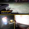 2x AUXITO T20 7443 7440 W21W W21/5W LED Bulb DRL Parking Reverse Lamp Stop Brake Signal Light White/Red/Yellow 12V 360° Lighting Dome Lights 6