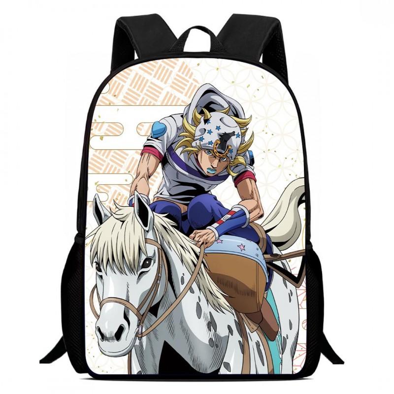 Zaino Scolastico per Bambini del Cartone Animato JoJo's Bizarre Adventure Leggero Ergonomico a Doppia Spalla Con Disegno Stampato Voti