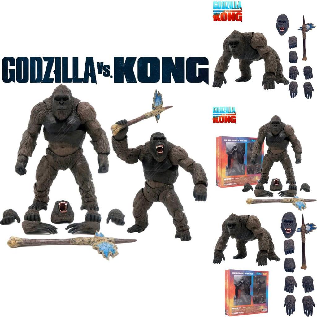 Godzilla Vs. King Kong Toy Action Figure Model 14cm/5.51in Size Black Color