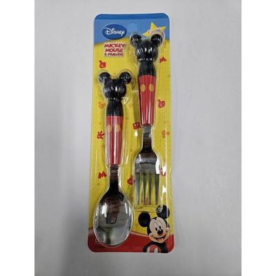 Mickey Mouse Löffel-Gabel-Set Icon 3D ABS Edelstahl, 6-teilig