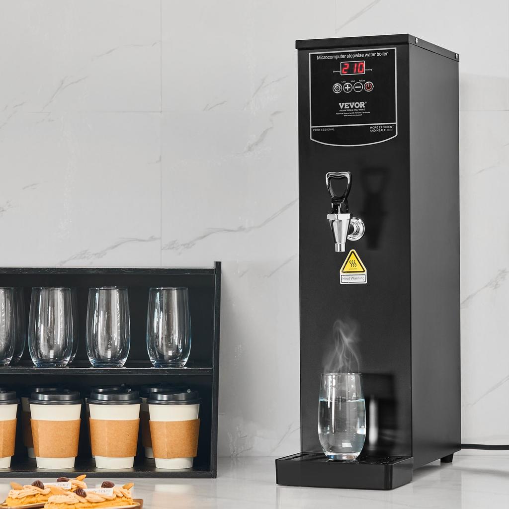 VEVOR Commercial Water Boiler, Electric Hot Water Dispenser with 316 Stainless Steel Heating Tube