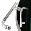 Door Hardware Accessory Bathroom Glass Door Handle Rust Resistant Stainless Steel Wear And Tear Resistant Bathroom Kitchen