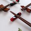 6Pcs Multifunctional Wooden Spoon Chopstick Rest Kitchen Tableware Chopstick Pillow Chopstick Holder