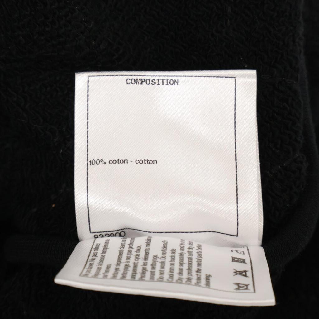 Chanel [Condiție Excelentă] P59465K07820 Buton cu Logo CC Hanorac/topuri brodat cu Camelii 40 negruFolosit