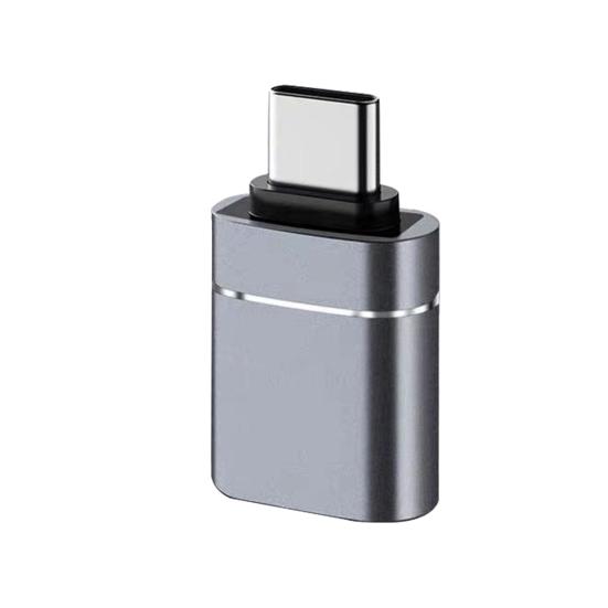 OTG Adapter Plug Aluminum Alloy Type-C Play Mini to USB 3 Converter