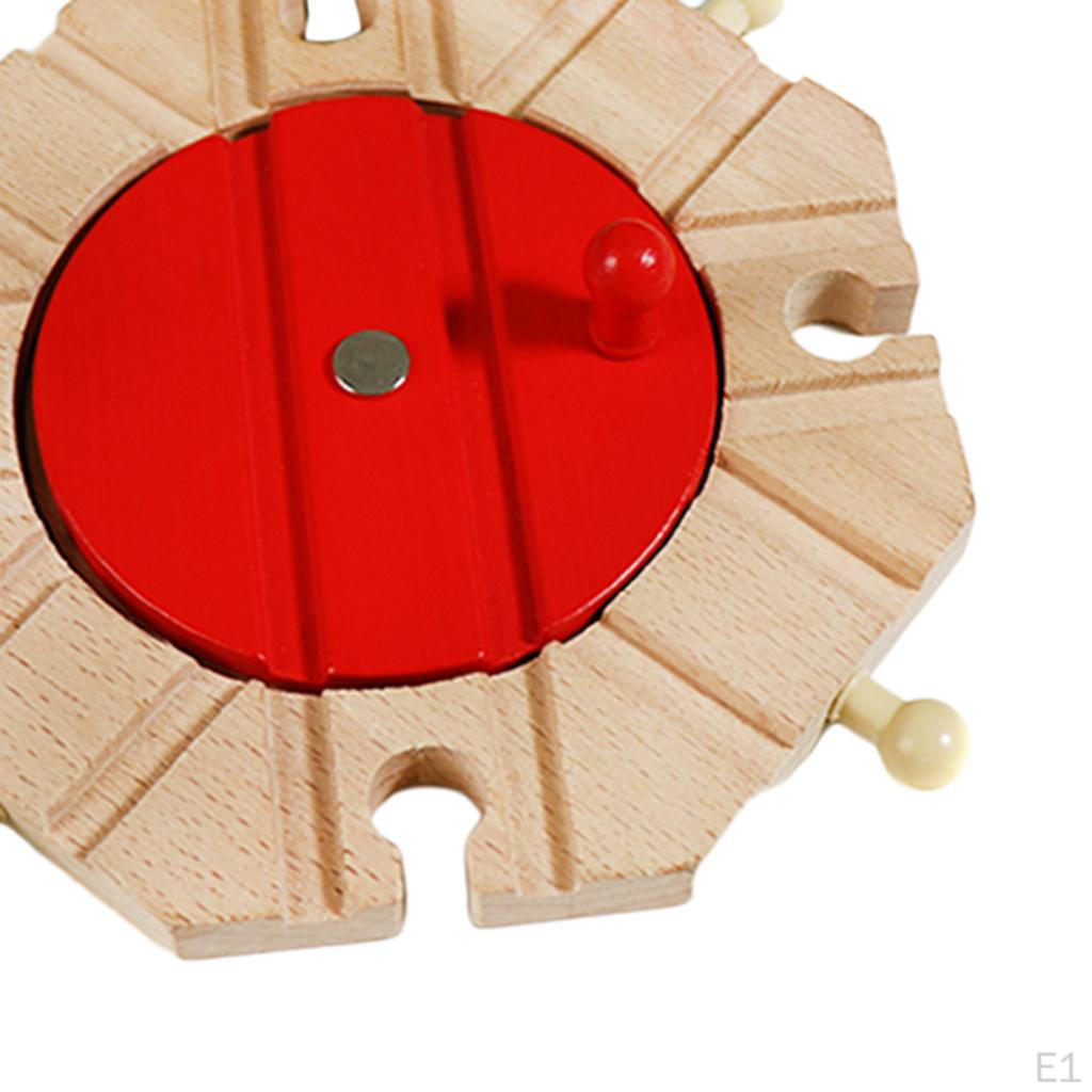Wooden Trains Railway Set Compatible Accessories - Turntable