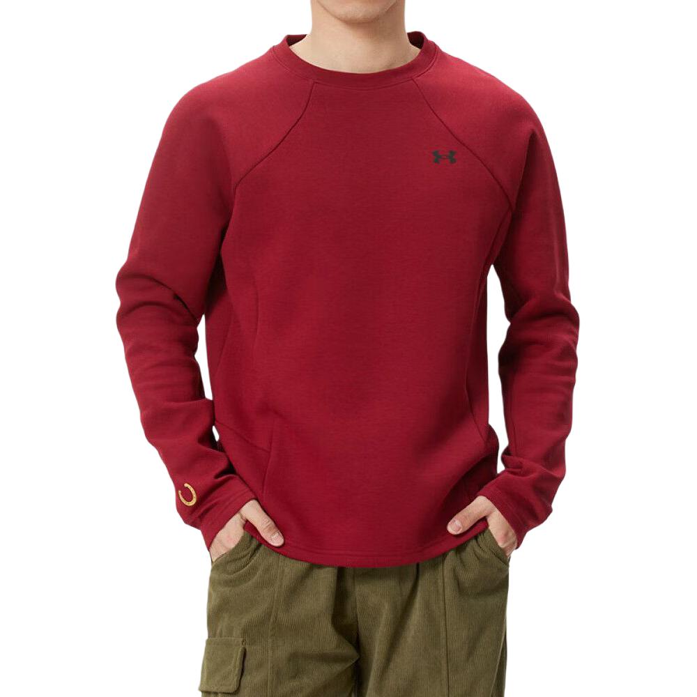 Under Armour Дышащий вязаный свободный пуловер-толстовка мужские топы 6014313-625 L