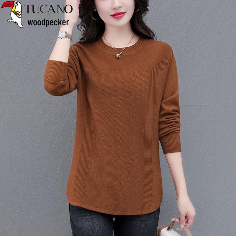 Woodpecker Women's Mid-Length Round Neck Knit Sweater