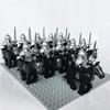 Medieval Roman Dynasty Commander Golden Warrior Spartan Solider Hawk Princess King Dragon Knight War Horse Figure Block Kids  Children Toy