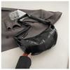 Soft Leather Shoulder Bag Crescent Armpit Bag New Horn Dumpling Bag Large Capacity Minimalist Lazy Wind Messenger Bag