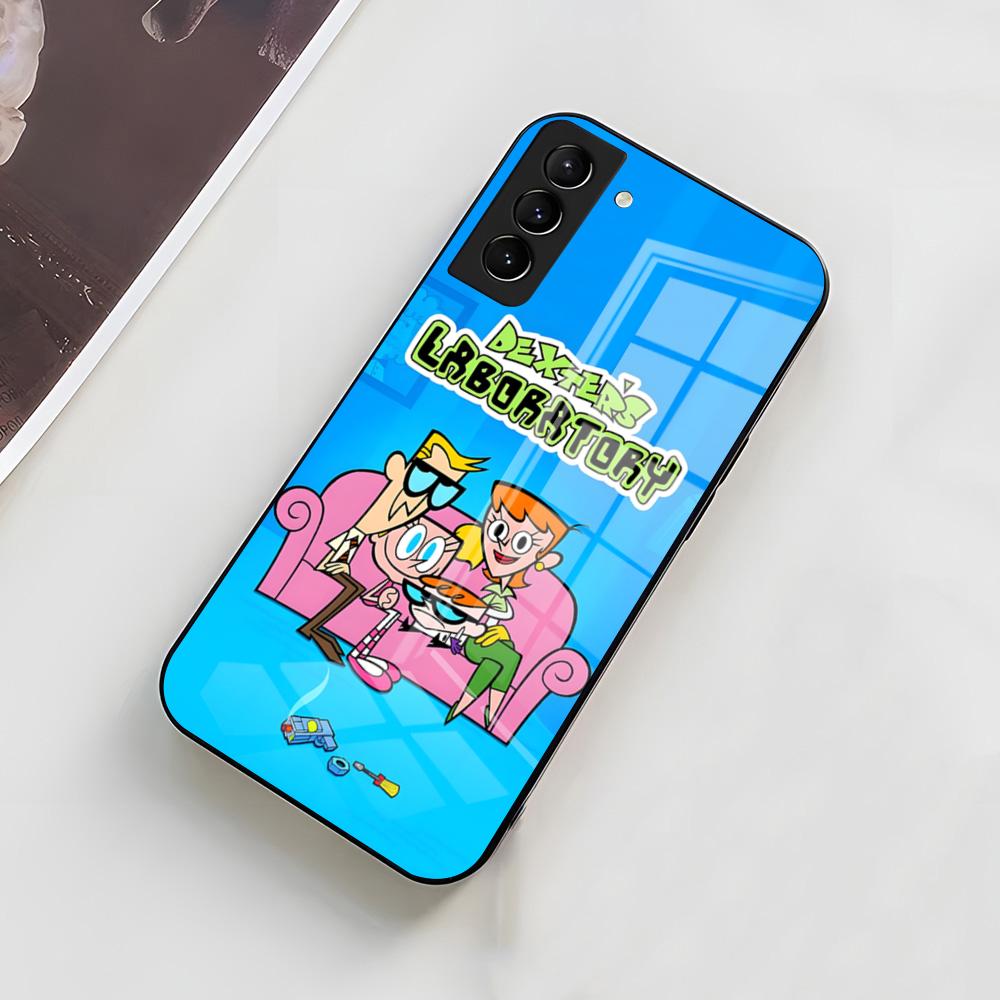 Cartoon D-Dexters L-Laboratory Phone Case For Samsung A56 A36 A26 A16 A15 A25 A35 A55 A14 A34 A24 A54 Glass Case