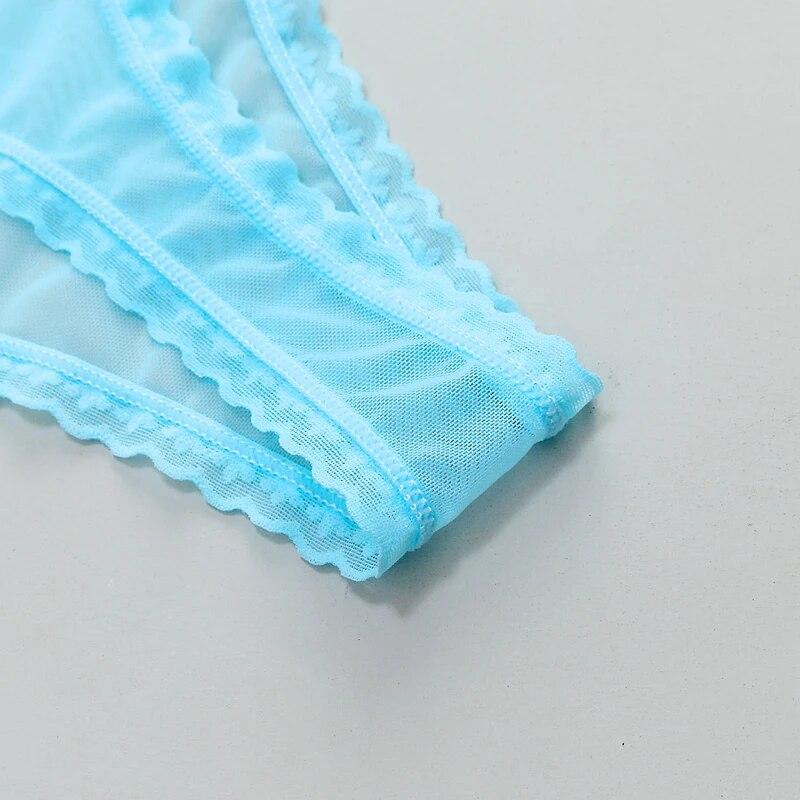 Sexy Women's Panties Lingerie G String Thongs Lace Underwear Female Perspective Women's Thong Sheer Panties Transparent Knickers