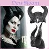 Enchanting Maleficent 2 Mistress Of Evil Cosplay Mask With Striking Black Horns
