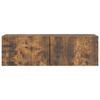 Wall Mounted TV Cabinet Smoked Oak 98 x 31 x 30 cm