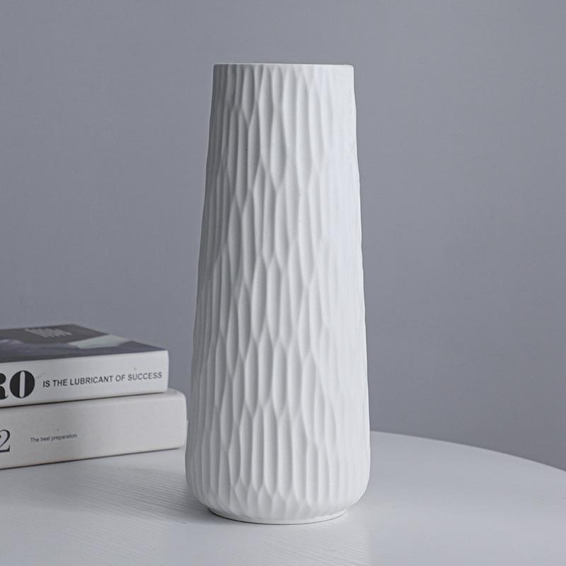 Modern Nordic Ceramic Vase for Hydroponic and Dried Flowers - Chinese Style Home Decor