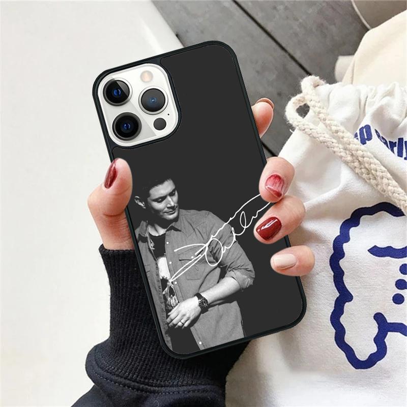 Supernatural Jensen Ackles Phone Case For iPhone 17 Air 15 16 Cover 11 13 14 Pro Max 12 Plus Max Fundas