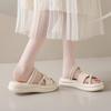 Fashion Aphixta 4.5cm String Bead Sweet Sandals Slip On Women Shoes Two Way Wear Casual Summer Zapatos Mujer Wedges Woman Sandal Size 41