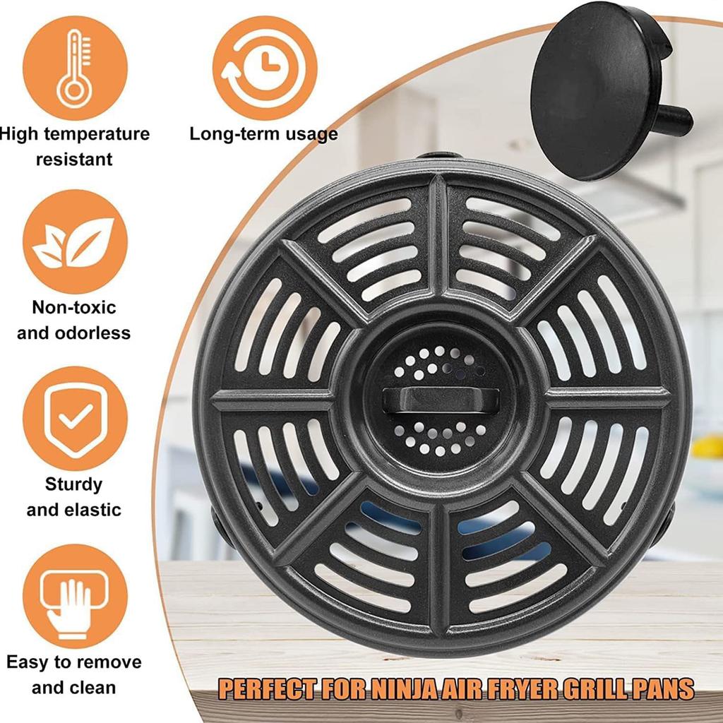 10 Pcs Air Fryer Rubber Bumpers Silicone Air Fryer Basket Protective Feet Tray Rubber Feet Air Fryer Replacement Part