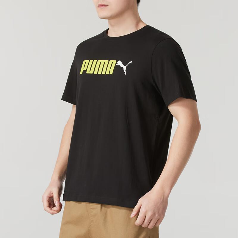 New PUMA Sports Life Collection T Shirt Men's Black 691341-51