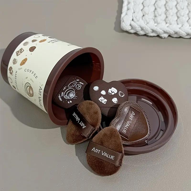 5 PCS Mini Velvet Makeup Puff – Multi-use Beauty Sponge for Setting Powder, Blush & Highlighter