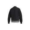 Adidas Bomber Logo Wrinkled Solid Loose Sports Jacket Women Jacket Black FU6230