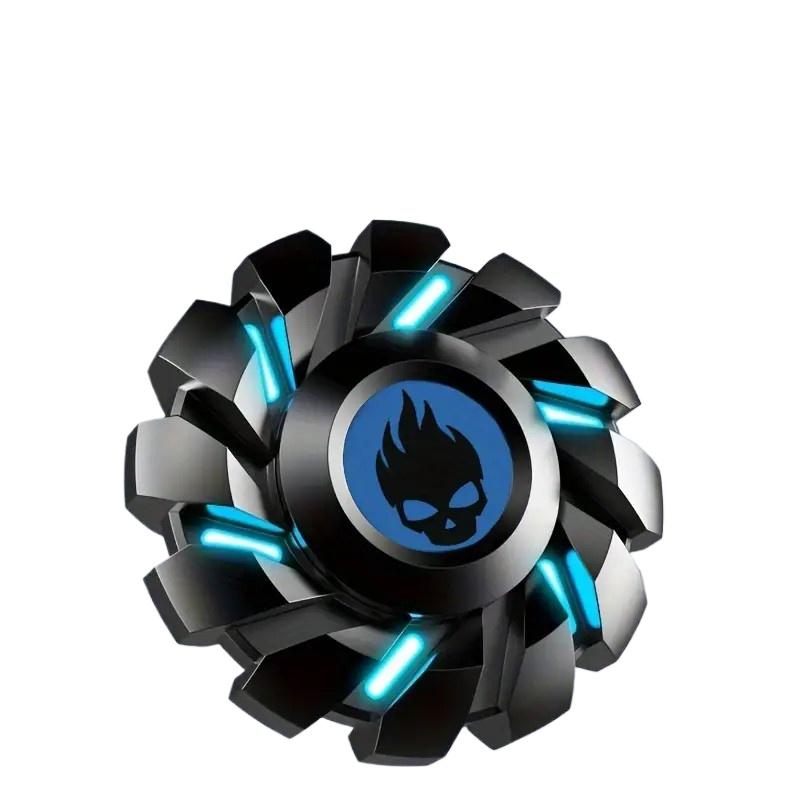 

Edc Fidget Toy Luminous All-Metal Fidget Spinner - Mini Smart Gyro Set for Stress Relief & Focus - Adult & Kids Gift чёрный