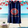 FC Bayern Munchen Custom Name Print Beach Towel, Large Soft Quick Dry Towel for Beach Camping Swimming