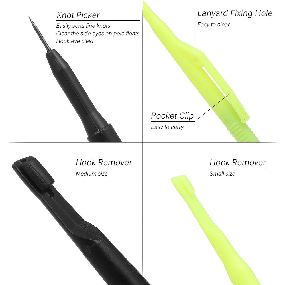 3 Sets Knot Picker Fishing Hook Remover Loop Tyer Fishing Knot Picker  Fly Fishing