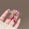 1Pc Luxurious Iris Brooch Y2K Exquisite Retro Romantic Jewelry Accessories for Men's and Women's Birthday Parties Fashion Gifts