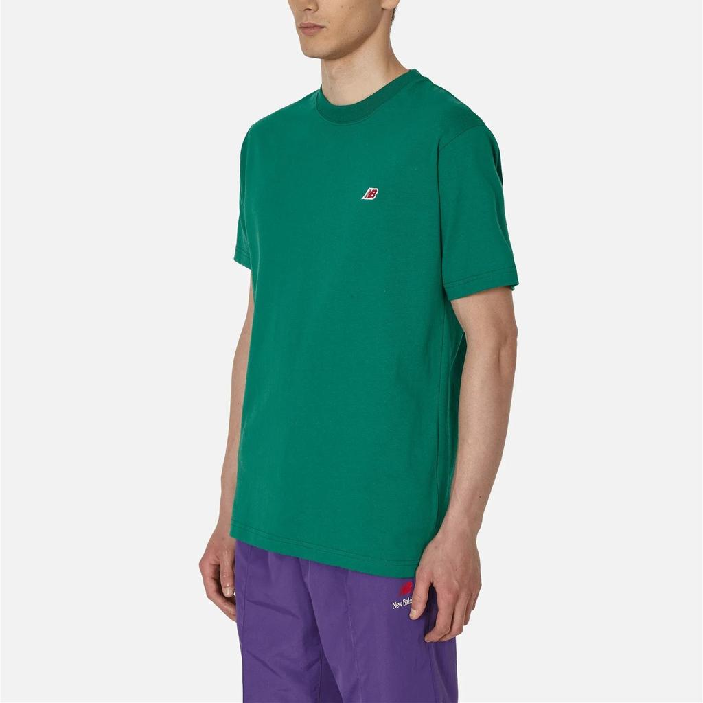 New Balance Made In USA Serie T-Shirts Unisex Grün Rundhals Mäßig Gerader Schnitt MT21543ECS