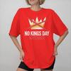 No Kings In America Graphic Printed T Shirts Unisex Women Cotton Tee Shirt Clothing