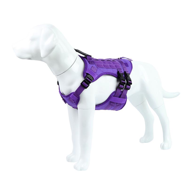 Water-Repellent Tactical Dog Harness & Leash for Medium/Large Dogs