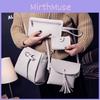 Sophisticated Women's 4pcs Handbag Set With Timeless Design And Solid Colors