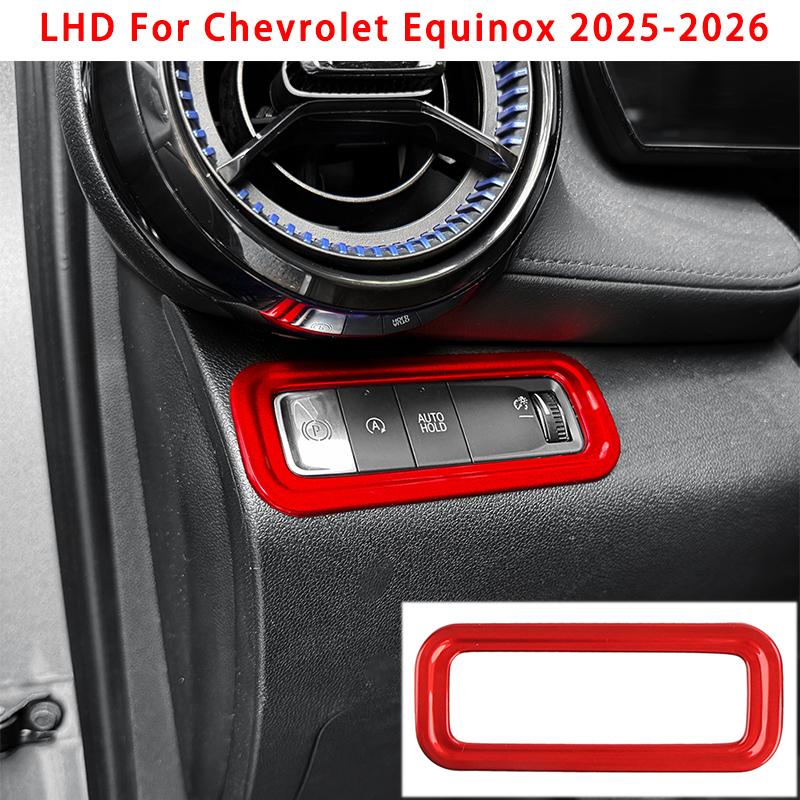 Car Headlight Adjustment Switch Panel Protective Cover Area Interior Part For Chevrolet Equinox 2025-2026 Left-hand Drive