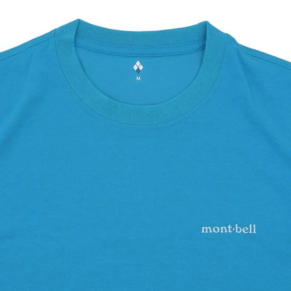 Wickron UV 1114686 [Montbell] Men's Short-Sleeve T-Shirt, Protection, (Turquoise (TQ) / XS)