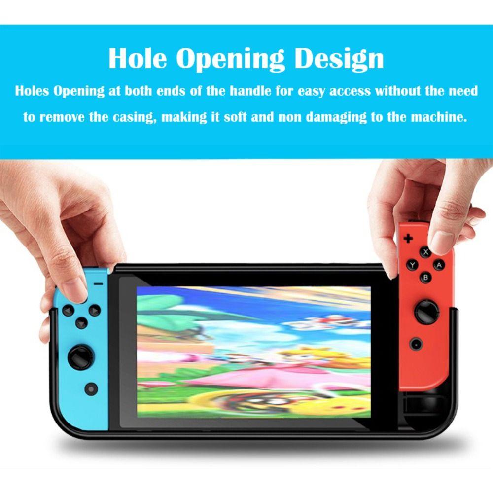 Husă Șocuri Portabilă Dockabilă Accesorii Jocuri Carcasă cu Grip pentru Nintendo Switch OLED