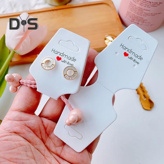 100/200 szt. Karty ekspozycyjne na bransoletki, samoprzylepne opakowania na biżuterię, karty sprzedażowe, breloki do kluczy, wiszące ekspozytory na chokery, bransoletki, kolczyki