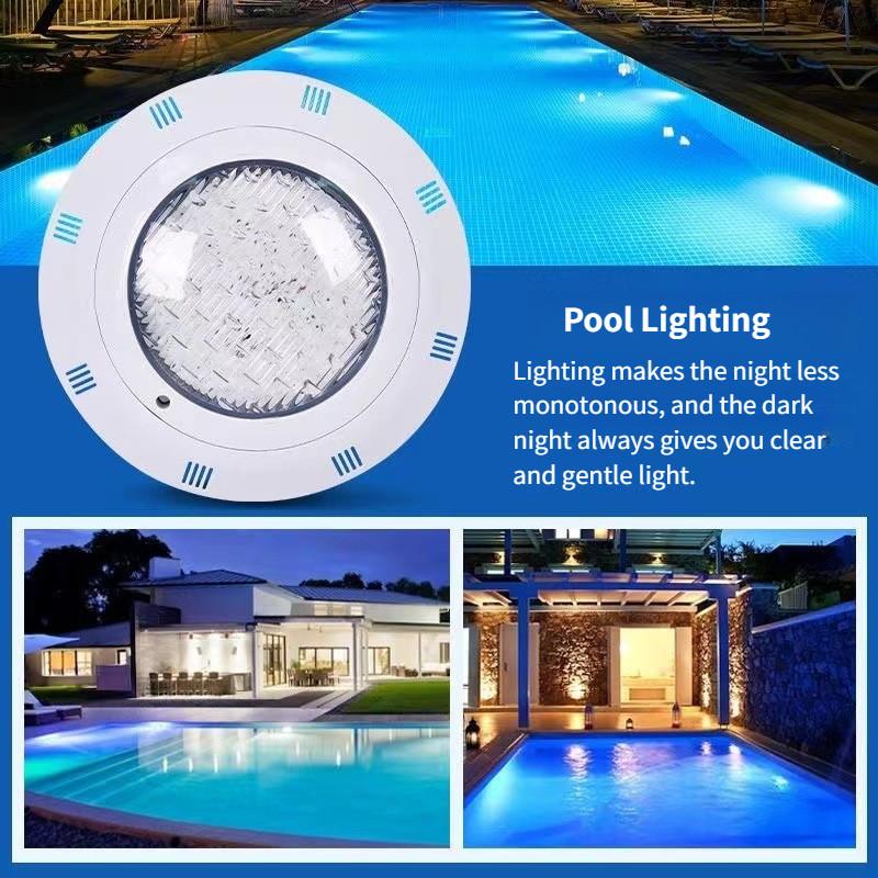 12V IP68 Colorful Fountain Landscape Light Waterproof Underwater Light LED Outdoor Wall Mounted Swimming Pool Lamp