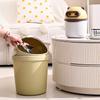 Mini-Mülleimer für den Schreibtisch, niedlicher Abfalleimer für Studentenwohnheime, Büros, mit Deckel, Mülleimer für Wohnzimmer, Papierkorb