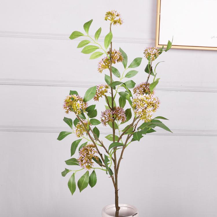 

Simulation of big branches and eight treasure fruit branches, layout of props, artificial plastic branches, wedding decoration simulation рожевий