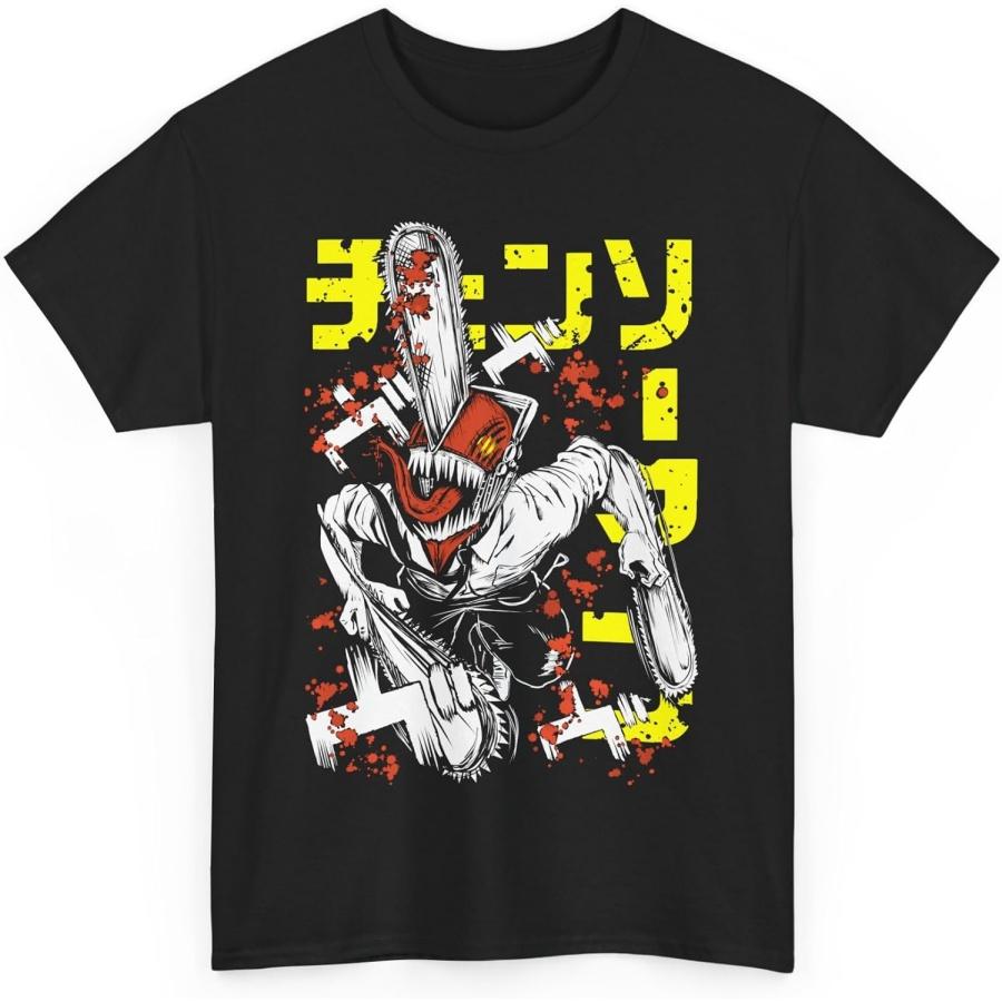 Anime Denji Chainsaw Devil Manga Anime T Shirt M-4 S