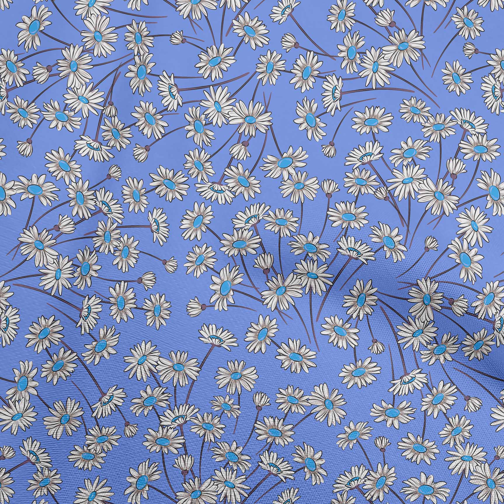 

oneOone Georgette Viscose Fuschia Pink Fabric Floral Fabric For Sewing Printed Craft Fabric By The Yard 42 Inch 42 Inch Wide - Viscose Chiffon середній синього кольору