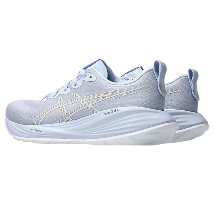 Asics Gel Cumulus 27 Blue Fade Women Sneakers White 1012B772-402