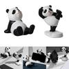 Panda Shaped Mobile Phone Holder Tablet Stand Resin Decoration For Desk Shelf Bedroom Kitchen Decors