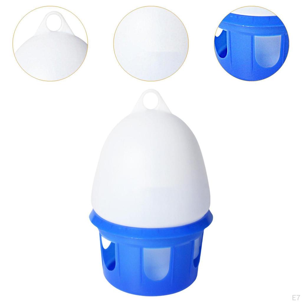 Pigeon Drinker Bird Water Bucket Cage Accessories Dispenser for Peacock