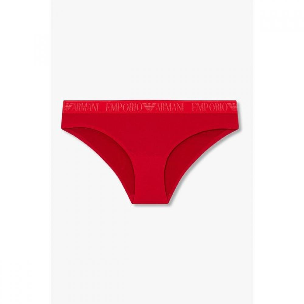 Emporio Armani Женские трусы-слипы с блестящим логотипом и резинкой 0825311510 L(100)
