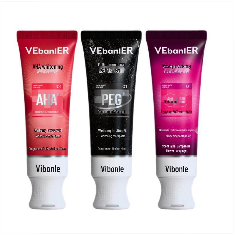 VEBANLER Fruit Acid Whitening & Stain Removal Toothpaste