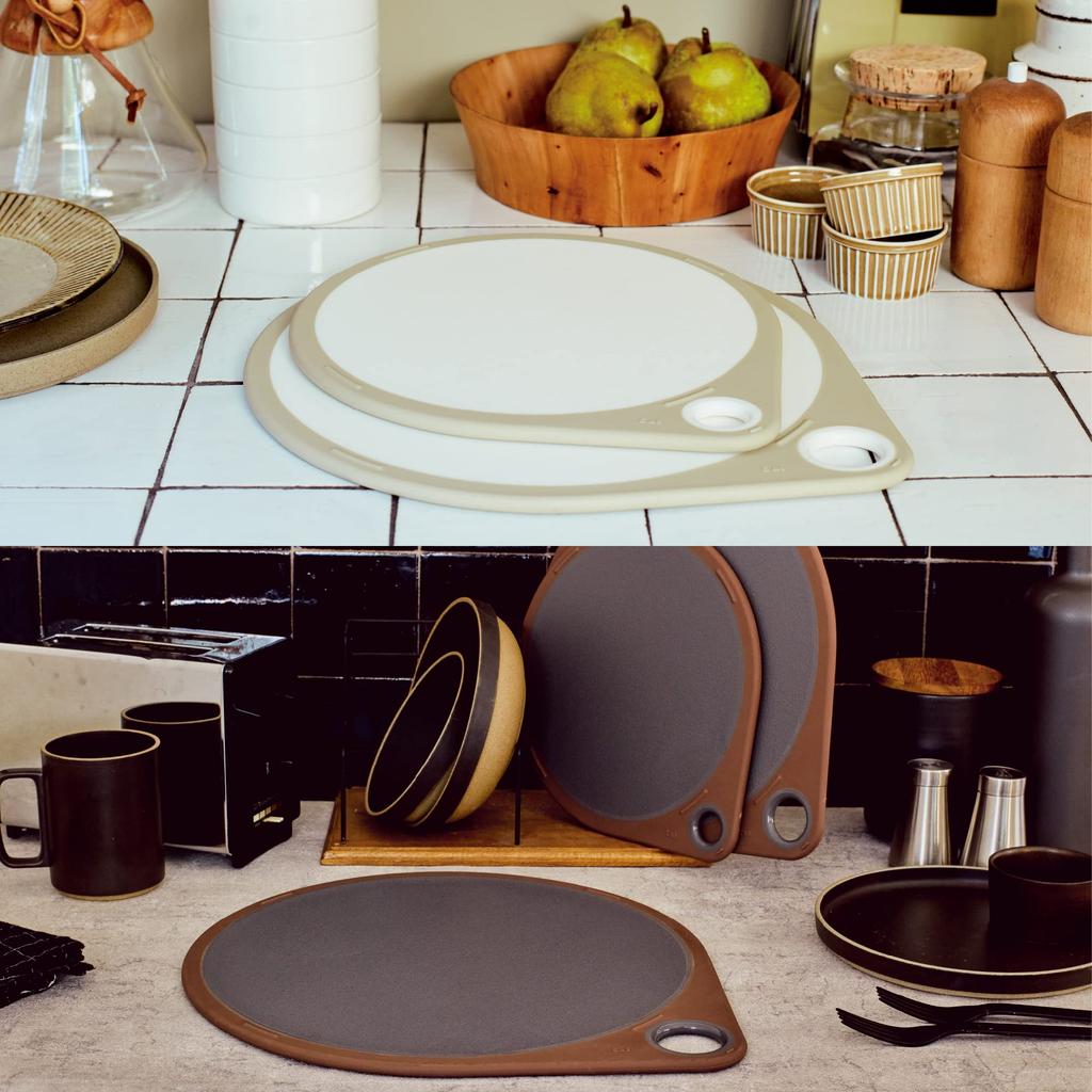 KAI KAI Round Cutting Board 30cm White KAI KITCHEN Dishwasher Safe AP5328