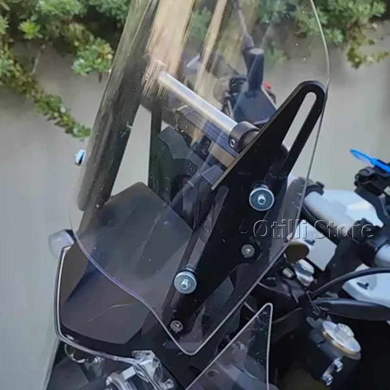 For YAMAHA TENERE 700 T700 T7 2019-2024 Tenere700 Windshield Wind Screen Bracket Motorcycle Accessories Windscreen Adjuster