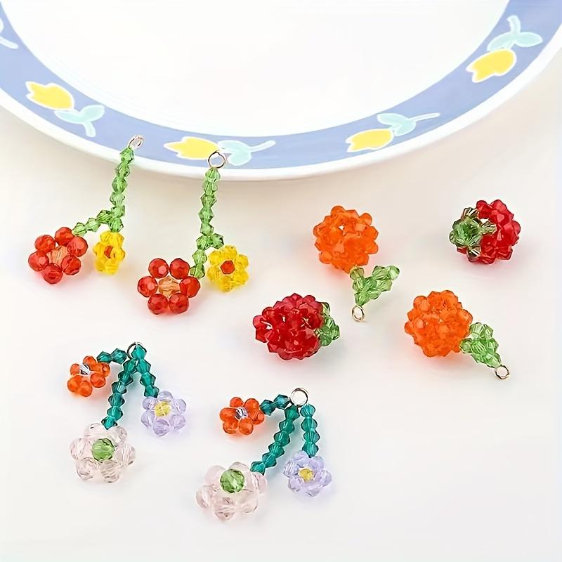 Non-elastic One Pack of 0.2-0.8mm Beaded Transparent Fishing Line Ultra-fine Crystal Thread Braided Handmade Beaded Winding Braided Ring Fish